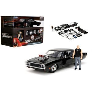 Jada Toys - 1:24 Fast & Furious 1 - Dom's Dodge Charger R/T Build N Collect w/
